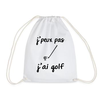 jpeux pas jai golf - Sac de sport léger - blanc - Devant