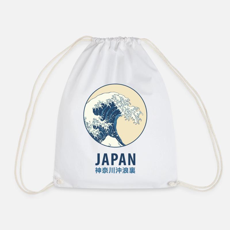 Kanagawa, Japan - Turnbeutel - Weiß