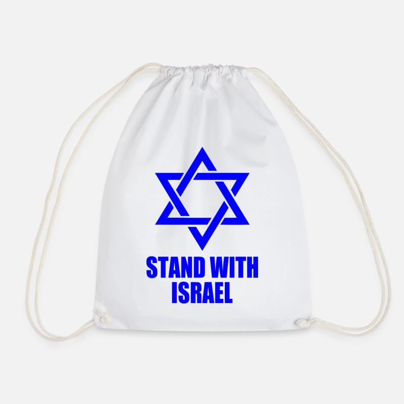 Stand with israel - Turnbeutel - Weiß