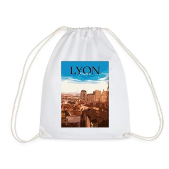 Lyon - Drawstring Bag - white - Front