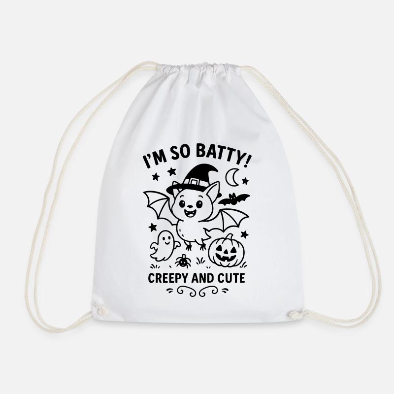 batty - Turnbeutel - Weiß
