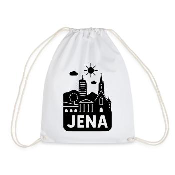 jena silhouette - Turnbeutel - Weiß - Vorne