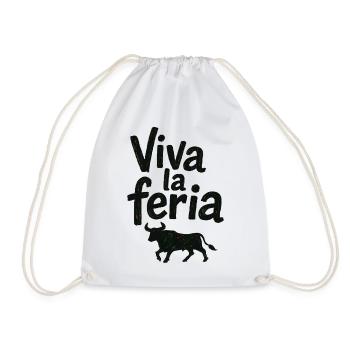Viva la feria - Turnbeutel - Weiß - Vorne