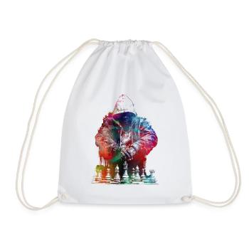 Chess sport art #chess #sport - Drawstring Bag - white - Front