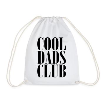 Cool Dads Club Papa Vater Baby Geschenk - Turnbeutel - Weiß - Vorne