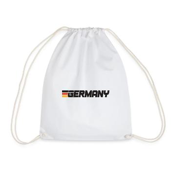 Drapeau rétro Jersey Allemagne - Sac de sport léger - blanc - Devant