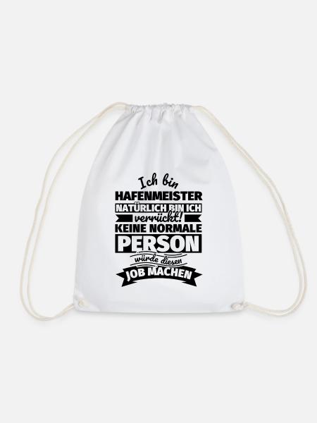 Hafenmeister Geschenke - Turnbeutel - Weiß