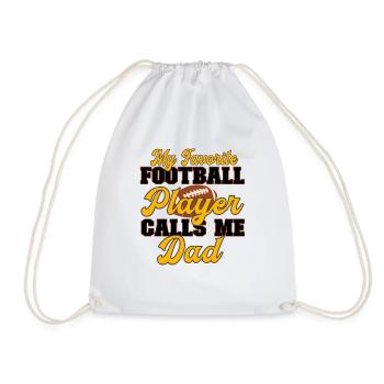 Mon joueur de football préféré m’appelle papa - Papa - Sac de sport léger - blanc - Devant