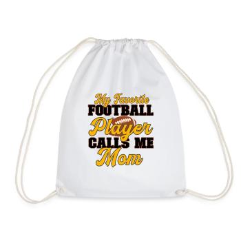 Mon joueur de football préféré m’appelle maman - Maman - Sac de sport léger - blanc - Devant