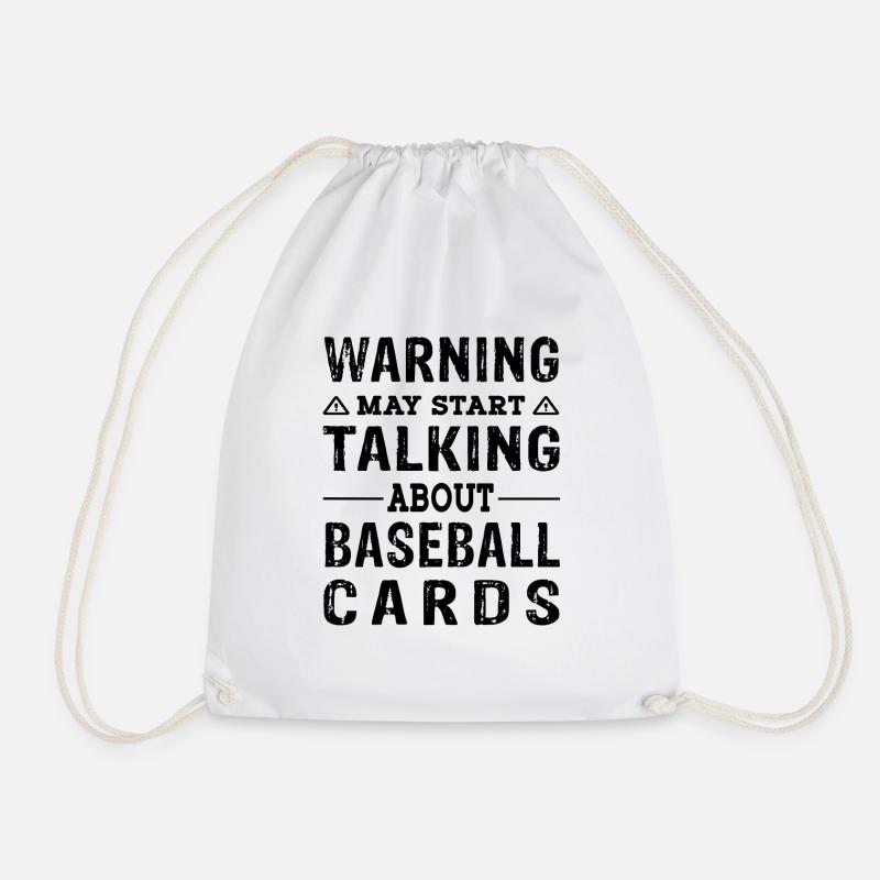 Talking about Baseball cards - Trading Cards - Turnbeutel - Weiß