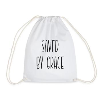 saved by grace - Turnbeutel - Weiß - Vorne