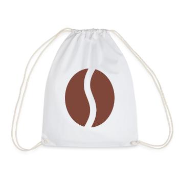 Café café café cadeau café café - Sac de sport léger - blanc - Devant
