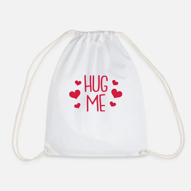 hug me - Turnbeutel - Weiß