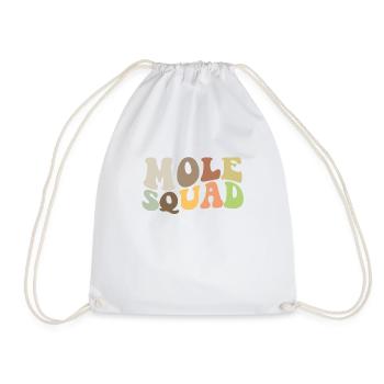Relais de taupe coloré en blanc - Sac de sport léger - blanc - Devant