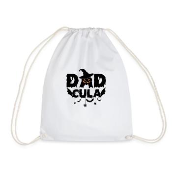 Halloween-kostüm - Funny Dadcula Dad Cula - Turnbeutel - Weiß - Vorne