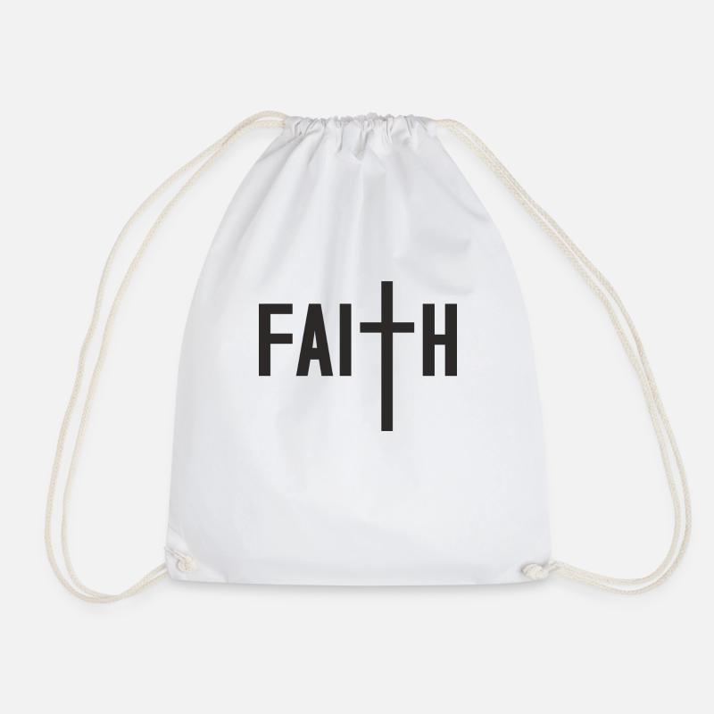 Faith - Turnbeutel - Weiß