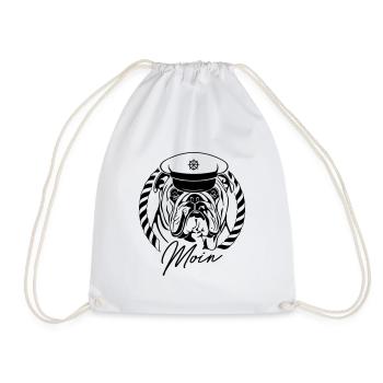BULLDOG ANGLAIS Moin dog dog disant Wilsigns - Sac de sport léger - blanc - Devant