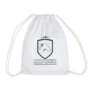 GALGO ESPANOL Greyhounds Dogs Dog Wilsigns - Drawstring Bag - white - Front