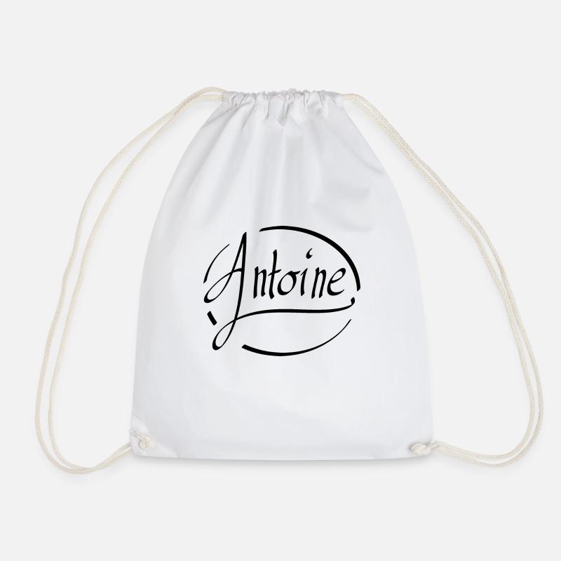 Anthony - Drawstring Bag - white