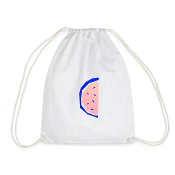 Summer Melon - Drawstring Bag - white - Front
