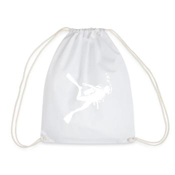 Plongée Tauchen Scuba Tauchen Scuba Diver - Sac de sport léger - blanc - Devant