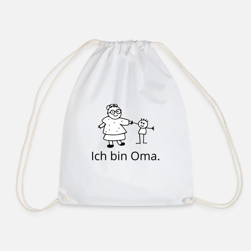 Ich bin Oma - Turnbeutel - Weiß