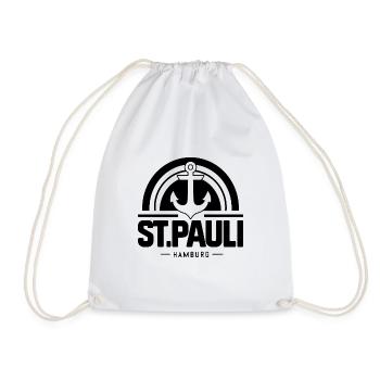 St Pauli Souvenir Hambourg Andenken St. Pauli - Sac de sport léger - blanc - Devant