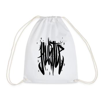 Hustle vecteur noir - Sac de sport léger - blanc - Devant