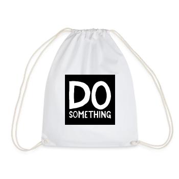 DO something noir blanc - Sac de sport léger - blanc - Devant