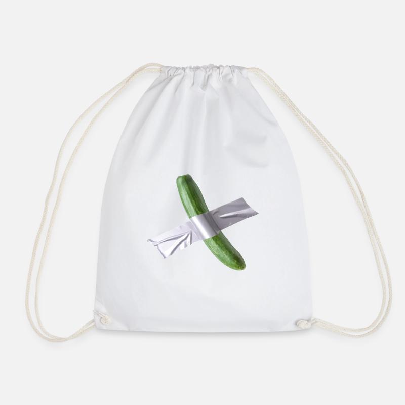Art du concombre - Sac de sport léger - blanc