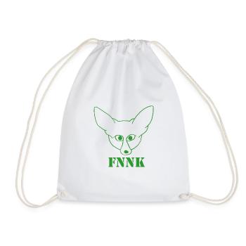 FNNK grün - Turnbeutel - Weiß - Vorne
