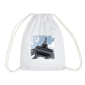 La Tour Eiffel à Paris - Sac de sport léger - blanc - Devant