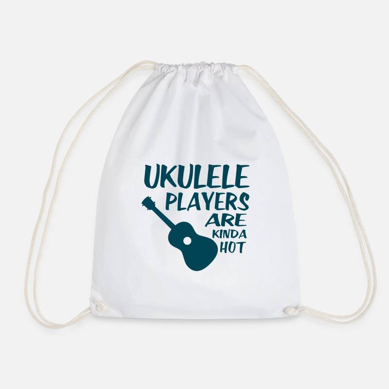Ukulele players Geschenk Musiker Hawaii - Turnbeutel - Weiß
