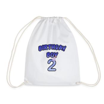 Birthday Boy 2 Years - Turnbeutel - Weiß - Vorne