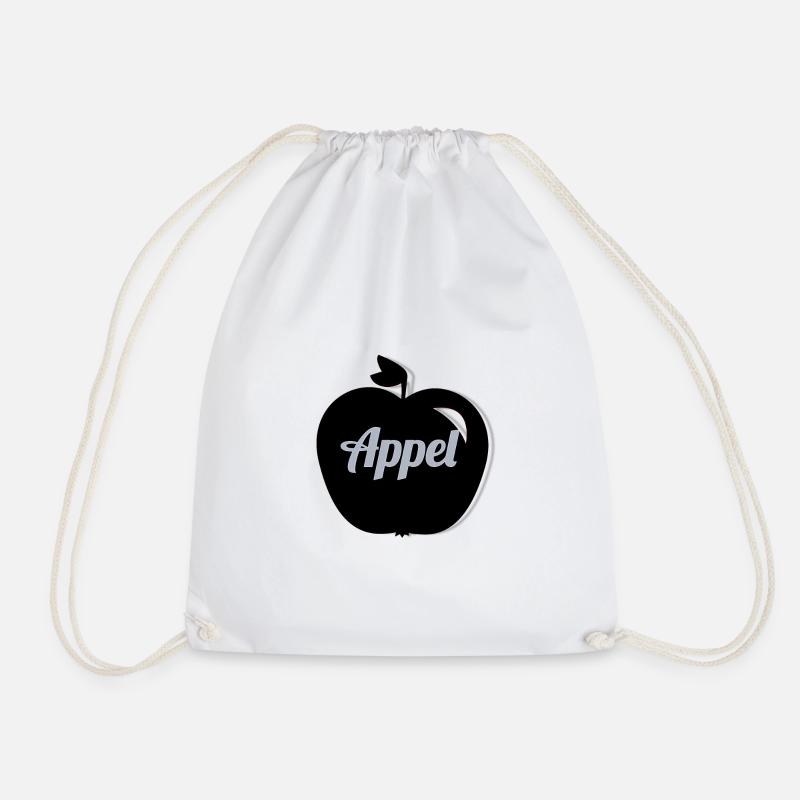 Apple Apfel - Turnbeutel - Weiß