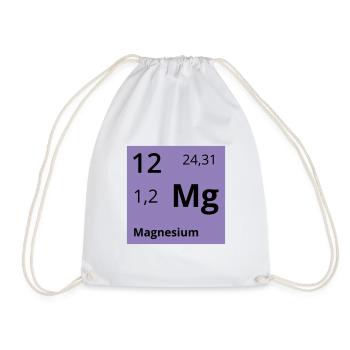 Magnesium - Turnbeutel - Weiß - Vorne