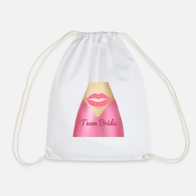 Team Bride - Turnbeutel - Weiß