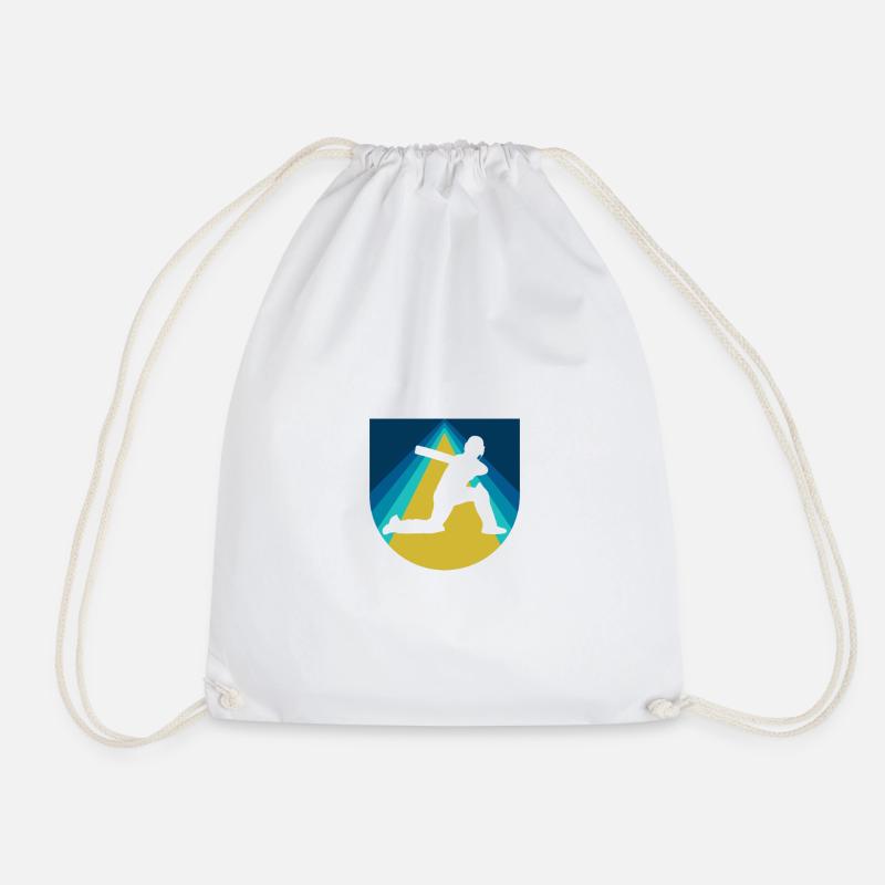 Cricket Team Cricket Cricket - Drawstring Bag - white