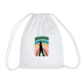 Axt Axe Throwing Axe Throwing - Drawstring Bag - white - Front