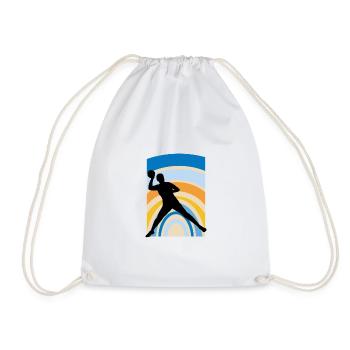 Dodgeball Dodgeball Ball Sports - Drawstring Bag - white - Front