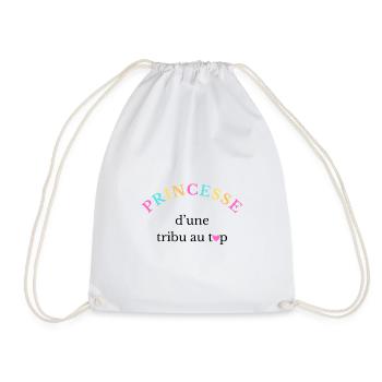 Princesse d'une tribu au top - Sac de sport léger - blanc - Devant