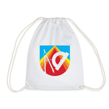Architecture Student House Construction - Drawstring Bag - white - Front