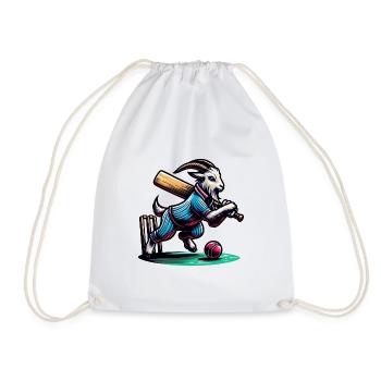 Chèvres Cricket Amant Sportsman Team Design - Sac de sport léger - blanc - Devant
