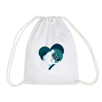 Flower Gardening Gardening - Drawstring Bag - white - Front