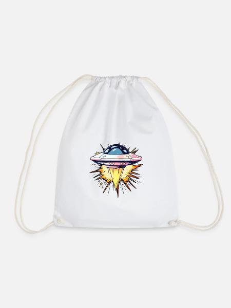UFO Martian - Turnbeutel - Weiß