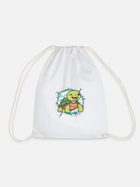 Turtle Tortuga - Turnbeutel - Weiß