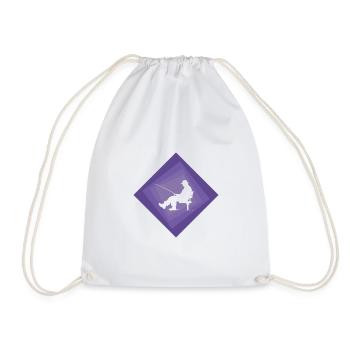 Fishing Fishing Hooks - Drawstring Bag - white - Front