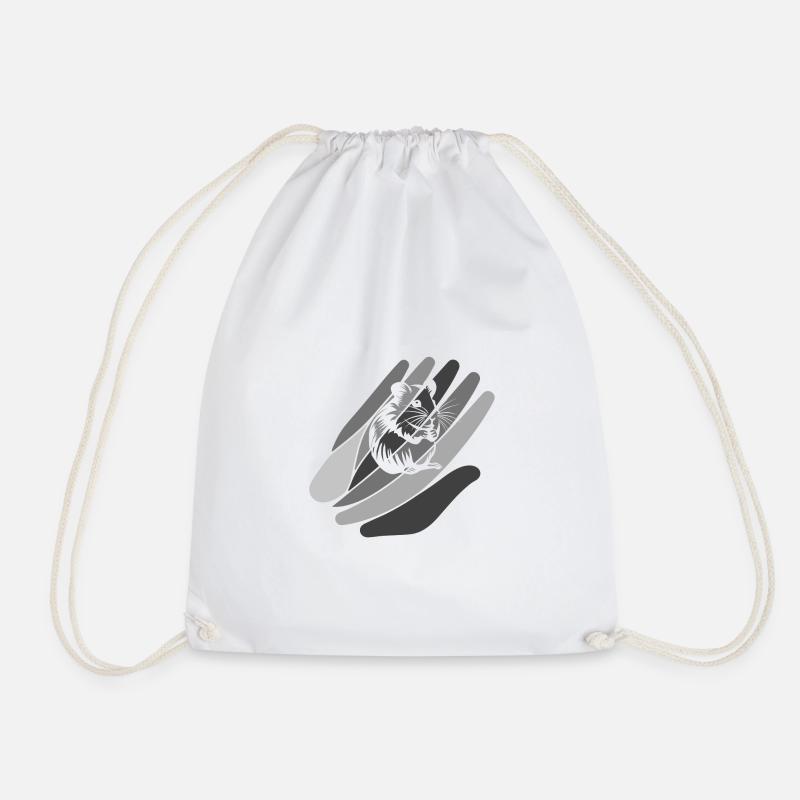Cochon d'Inde souris - Sac de sport léger - blanc