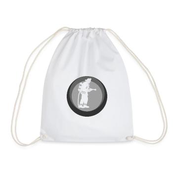 Fire Brigade Rescuer Firefighter - Drawstring Bag - white - Front