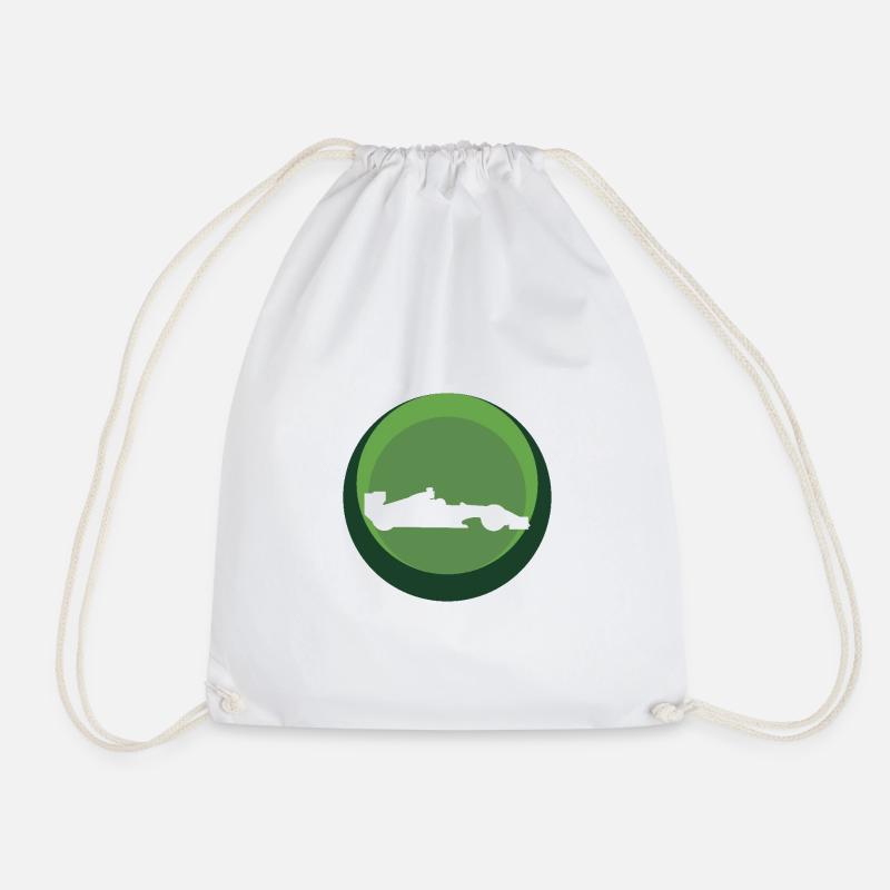 Voiture de course Speedster - Sac de sport léger - blanc